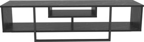 Comoda TV ASAL 150, negru, PAL melaminat, 150x35x40 cm