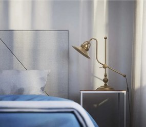 Lampa de masa stil industrial din alama personalizabila Alice