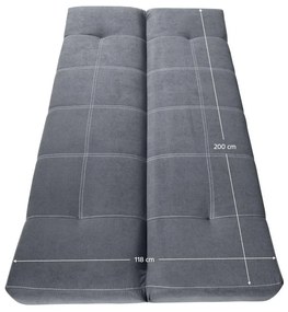 Canapea extensibilă Gona (gri) (cu sp. depozitare). 1096924