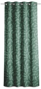 Draperie verde din catifea 140x250 cm Calm – Restilo