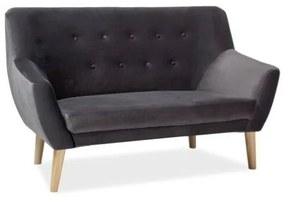 Canapea Nordic 2 velvet gri/fag Blu14