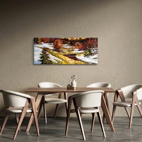Tablou - Sosirea primăverii (120x50 cm)