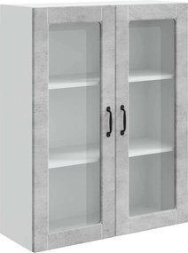 vidaXL Dulap de bucătărie Kalmar Gri din beton 80 x 31 x 100 cm