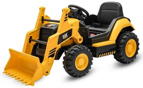 Baby Mix Tractor electric pentru copii CAT, galben