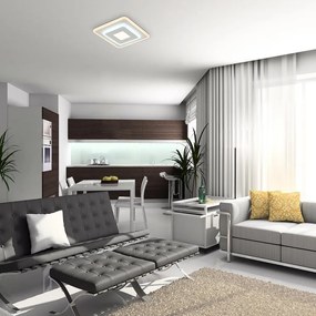 Plafoniera LED design modern Taneli 20x20cm