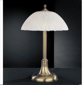 Veioza, lampa de masa clasica design italian din alama, sticla 5650 RA-P. 5650 G