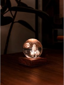 Decorațiune luminoasă portabilă cu USB ø 8 cm Amber – Gingko