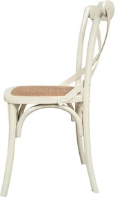 Scaun Thonet din lemn masiv si sezut din ratan