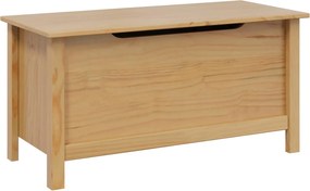 vidaXL Cutie de depozitare Hill Maro miere 90 x 40 x 45 cm