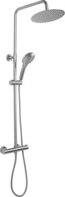 Coloana de dus cu termostat Rea Vincent palarie 1 functie nichel periat