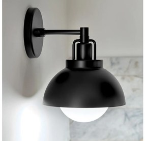 Lampă de perete Kichler KL-NIVA-1W-1P-BK NIVA 1xE27/40W/230V negru