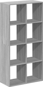 vidaXL Bibliotecă/separator cameră gri sonoma 69,5x29x137,5 cm lemn