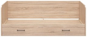 Pat de o persoană extensibil80 cm Tetrix 13 (stejar sonoma) (cu sp. depozitare). 1098495