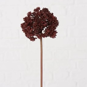 Planta decor, 35x11 cm, metal/plastic, visiniu