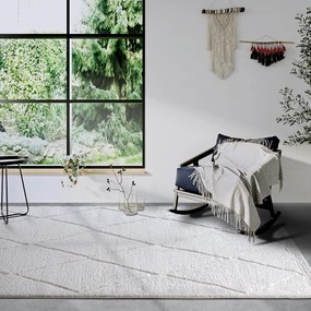 Covor crem 200x280 cm Perrotin Cream White – Elle Decoration