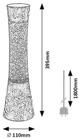 Veioză decorativă Rabalux 7026 Minka, albastru