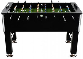 Masă de fotbal, negru, 140 x 74,5 x 87,5 cm, oțel, 60 kg