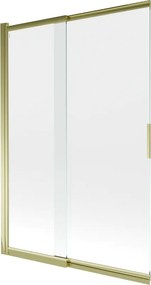 Mexen Fox paravan de duș cu 2 canaturi glisante 120 x 150 cm, transparent, auriu - 891-120-002-50-00