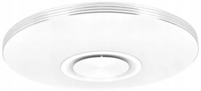 Plafonieră LED RGBW reglabilă cu boxă, LED/60W/230V, albă + telecomandă