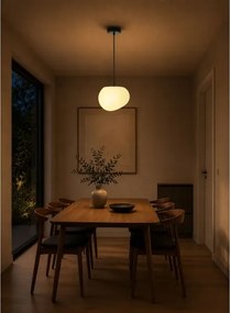 BRILAGI - Lampă suspendată pe cablu PEBBLES 1xE27/40W/230V Ø 20 cm neagră