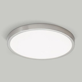 Plafoniera LED design slim LERO round D-30cm 4000K argintie