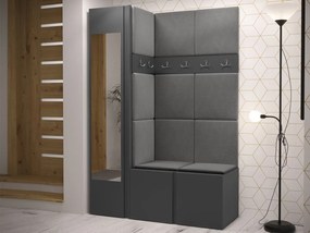 Mobilier hol Tovenaz X (grafit) (cu oglindă). 1104783