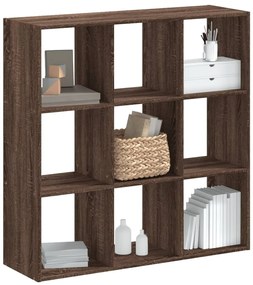 vidaXL Bibliotecă, stejar maro, 102x32x102 cm, lemn prelucrat