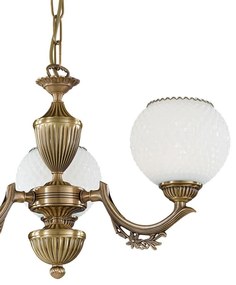 Candelabru din alama cu 3 brate design italian 8650
