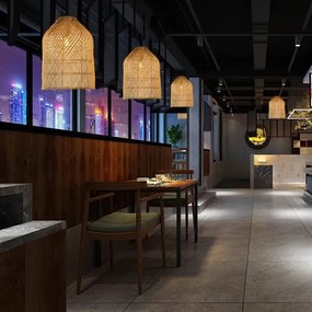 Lustră pe cablu Immax 08259L PELO 1xE27/40W/230V d. 35 cm ratan