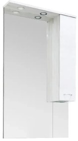 Dulap suspendat pentru baie Vanessa 55, alb