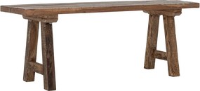 Bancă de grădină în culoare naturală din lemn masiv Brosse – Bloomingville