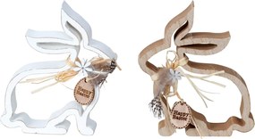 Iepuras de lemn de Paste BUNNY SILHOUETTE - mai multe variante