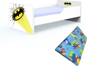 Pat tineret Batman cu saltea inclusa