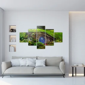 Tablou - Orasul Hobitin (125x70 cm), în 40 de alte dimensiuni noi