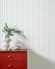 Panou riflaj decorativ 3D din polimer rigid, model Groove - 12.2x1.2x250 cm
