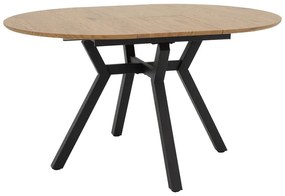 Masa Bucatarie/Dining Extensibila Fracesco MDF Stejar 100-140x100Cm