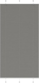 vidaXL Jaluzea plisată Antracit 105x200 cm Lățime țesătură 104,4 cm