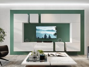 Mobilier living Berny 71 (alb + Alb lucios). 1087204