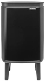 Coș de gunoi negru mat din oțel 4 l Bo Hi – Brabantia