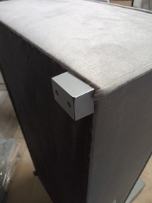 OFERTA Canapea extensibila de colt CAVELO, ambele laturi II. calitate, gri deschis