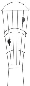 Suport flori 40 x 117 cm, negru, N1909