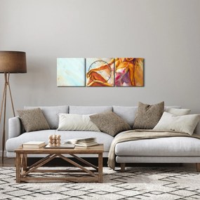 Tablou - Dansatori (cu ceas) (90x30 cm)