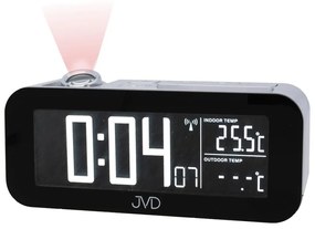 radio dirijat digital cshes cu alarmă cu proiector JVD RB93