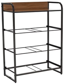 Comodă cu sertare din material textil HAZEL TIP 2,maro, M