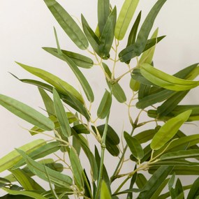 HOMCOM Plantă Artificială de Bambus Înaltă de 90 cm cu 504 Frunze din PEVA și PP Verde cu Ghiveci de Ciment Ø15x12.5 cm | Aosom Romania