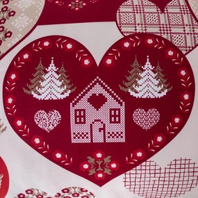 Lenjerie de pat din microfibră INIMĂ pat simplu