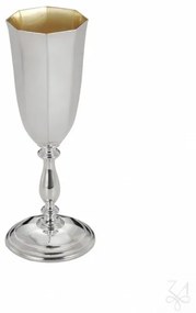 Pahar sampanie argint masiv Octagonal 18cm
