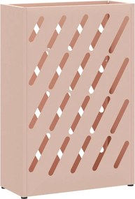 vidaXL Suport pentru umbrele Roz 28 x 12 x 41 cm Oțel