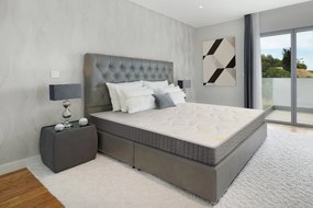 Saltea Ortopedica Bedora Fitt Musetel Cocos 180x200 cm, medie/tare , 23 cm,  anatomica, husa antialergica