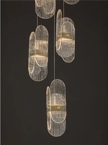 Lustra LED suspendata design decorativ LUCIEN 3000K